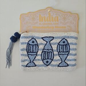 Wandering Moon Handmade Beaded Fish Travel Pouch – NWT